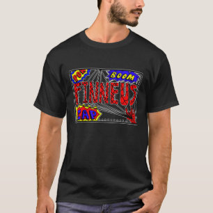 Boy's Name Finneus Spider Web Super Powers T-Shirt
