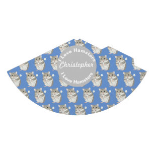 Boys named Party Hat with Grey and White Hamster