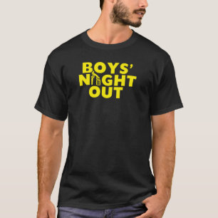 Boys Night Out Drinking Design for Party Fans T-Shirt