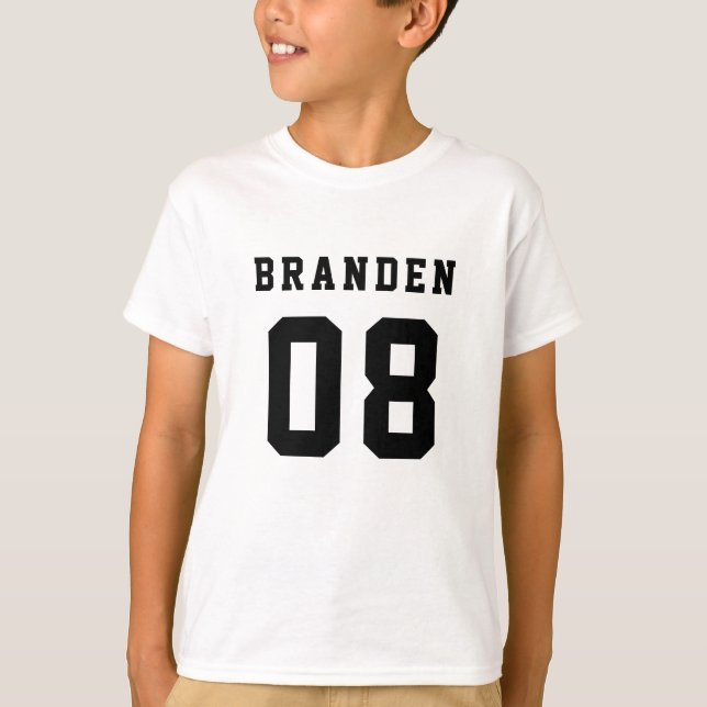 Boys Number TShirt (Front)