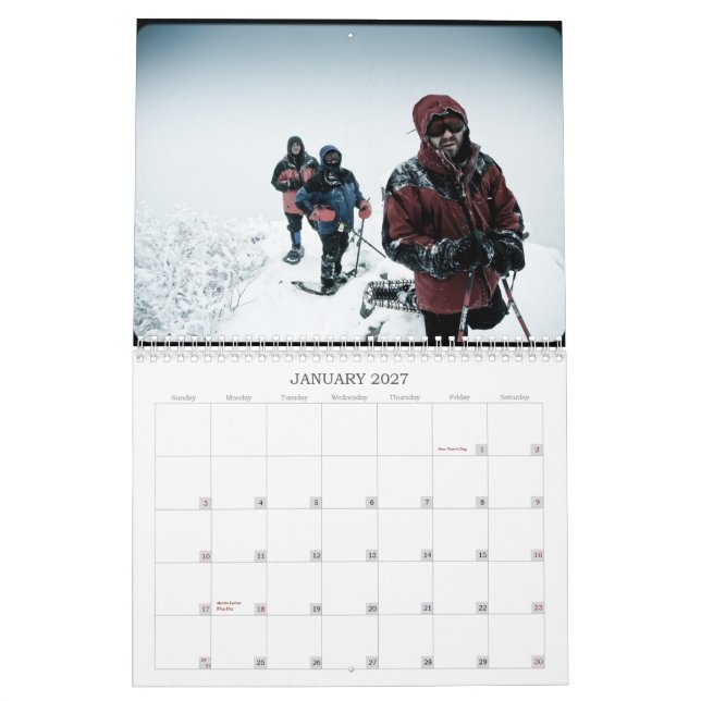 Boys of Spider Camp 2013 Calendar (Jan 2027)