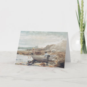 Boys on the Beach Card