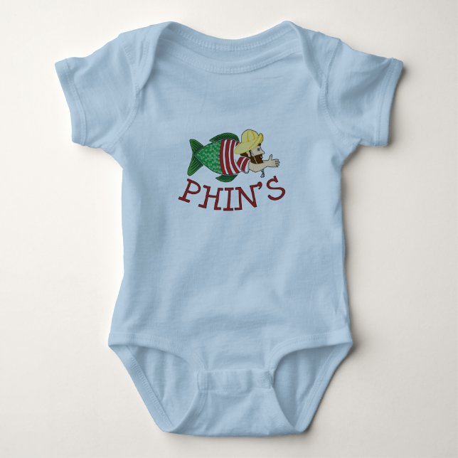 Boy's One-sie Baby Bodysuit (Front)