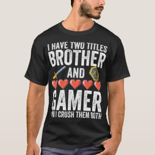 Boys or Mens Funny Gamer Merch - Vintage Video Gam T-Shirt
