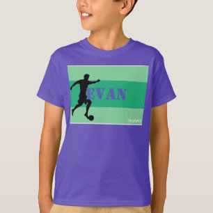 Boy's personalized T Shirt Green Bands HAMbWG
