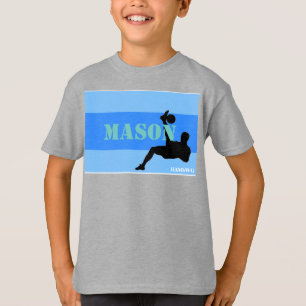 Boy's Personalized T-Shirt Soccer Theme HAMbWG