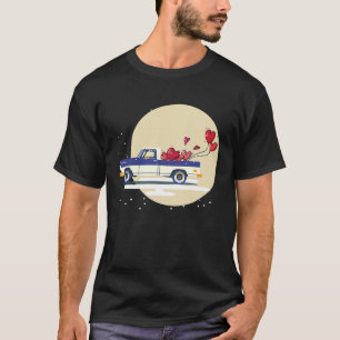 Boys Pickup Truck with Hearts  Awesome Valentines  T-Shirt