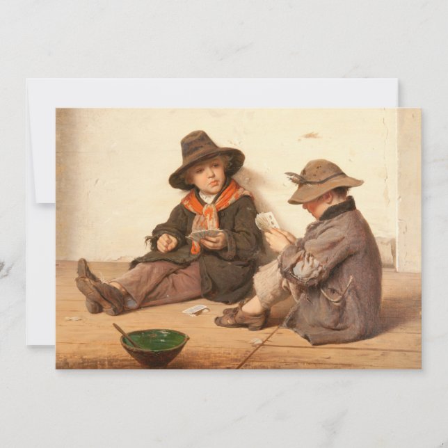 Boys Playing Cards | Antonio Ermolao Paoletti (Front)