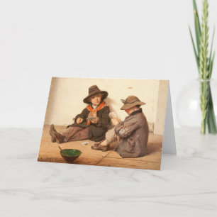 Boys Playing Cards   Antonio Ermolao Paoletti