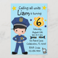 Boys Police Officer Birthday
