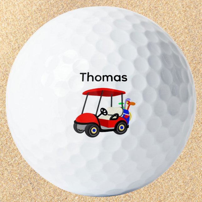 Boy's Red Golf Cart Balls (Creator Uploaded)