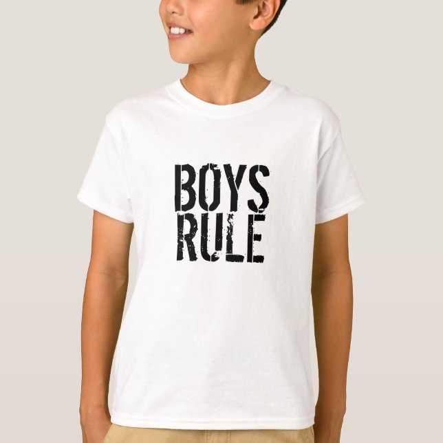 BOYS, RULE T-Shirt (Front)