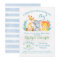 Boy's Safari Animals Baby Shower Invitation
