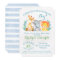 Boy's Safari Animals Baby Shower Invitation