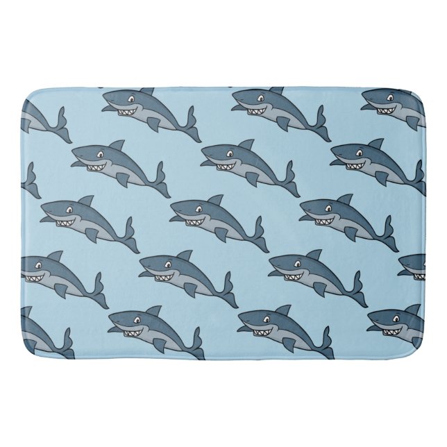 Boys Shark Bath Mat (Front)