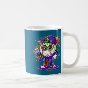 Boys Shirt Baseball Mardi Gras Carnival Party Coffee Mug