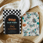 Boy's Skateboarding Birthday Invitation<br><div class="desc">Skateboarding First Birthday Invitation.
Ready to be personalized by you!</div>