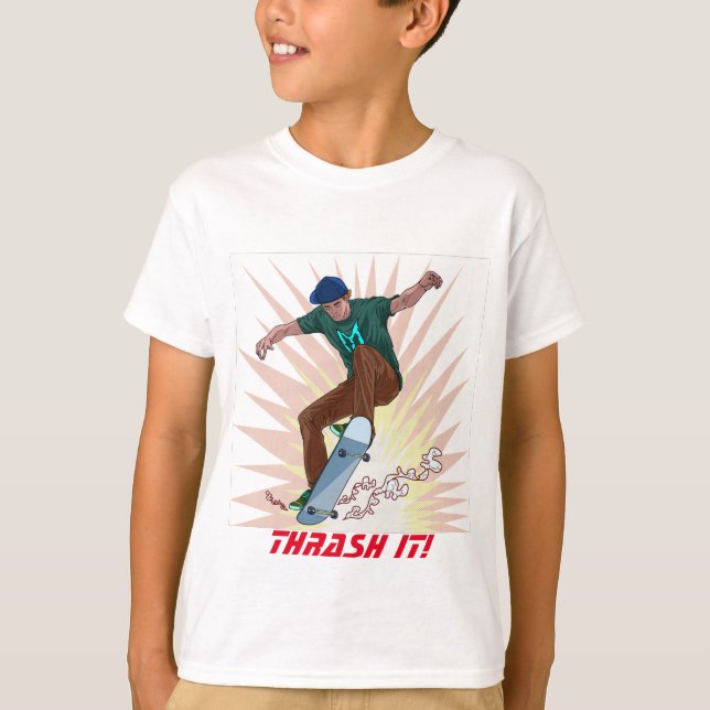 Boy's Skater T-Shirt | Skateboarding (Front)