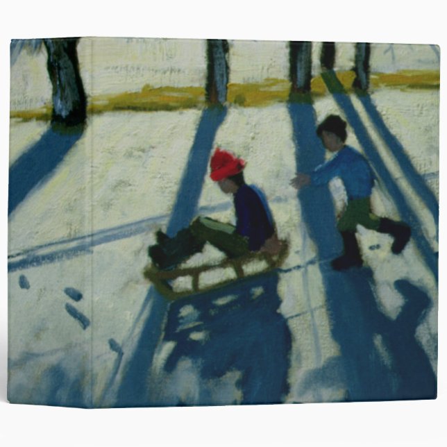 Boys Sledging Allestree Park Derby Binder (Front/Spine)