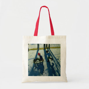 Boys Sledging Allestree Park Derby Tote Bag
