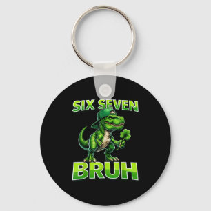Boys st patricks day 67 youth dab six seven bruh keychain