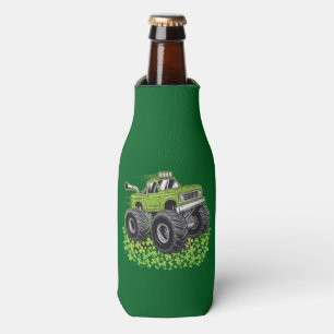 Boys St Patricks Day Toddler Lucky Monster Truck  Bottle Cooler