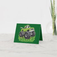 Boys St Patricks Day Toddler Lucky Monster Truck 