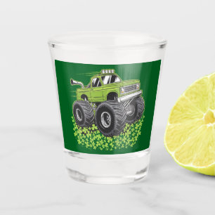 Boys St Patricks Day Toddler Lucky Monster Truck Shot Glass