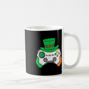 Boys St Patricks Day Video Game Controller Mens Ir Coffee Mug