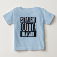 Boy's Straight Outta Daycare Funny Tee