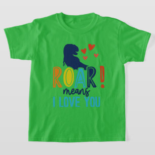 Boys' T-Shirt ROAR with Love – Dino Kids' Tee