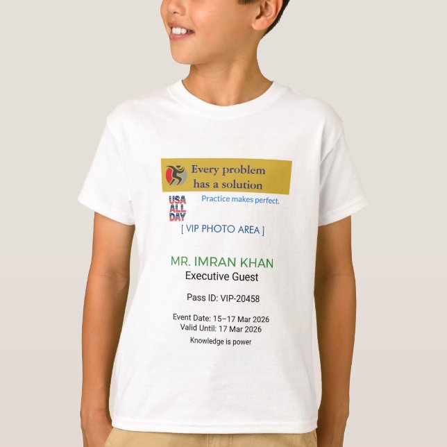 Boys T-Shirts | Birthday | Custom | Logo (Front)