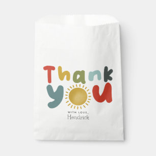 Boys Thank You 1st Trip Around The Sun Birthday Favour Bag