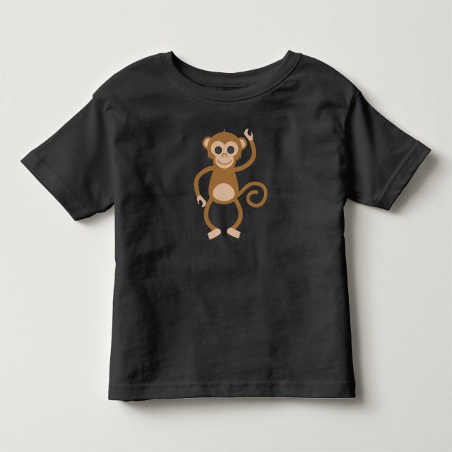 Boy's Toddler Monkey T-Shirt (Front)