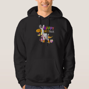 Boys Toddlers Easter Bunny T Rex Dinosaur Happy Ea Hoodie