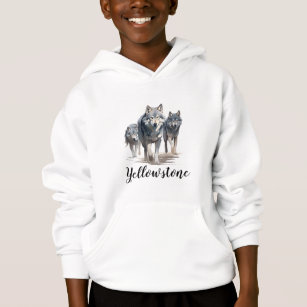 boys wolf hoodie