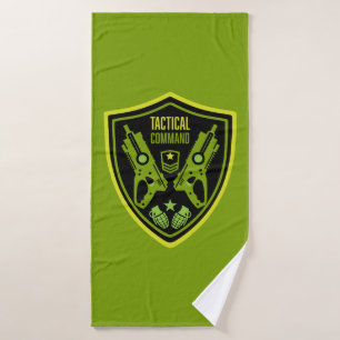 Boys Toy Dart Gun Battle Bath Towel