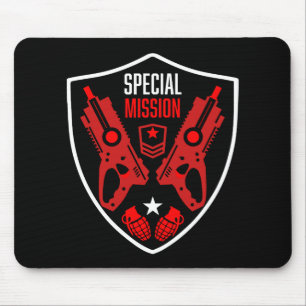 Boys Toy Dart Gun Battle Mouse Pad