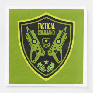 Boys Toy Dart Gun Battle Napkin