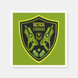 Boys Toy Dart Gun Battle Napkin