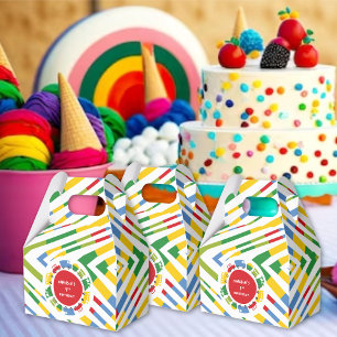 Boys Toys Colorful Fun Transport Birthday Party Favor Box