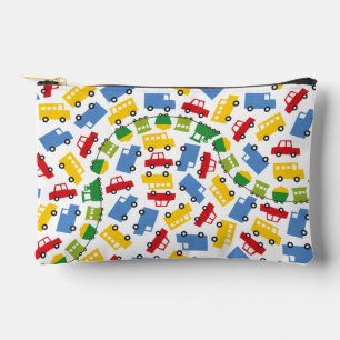 Boys Toys Colorful Transport Kid's Birthday Party Accessory Pouch