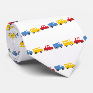 Boy's Toys Fun Cute Car Bus Truck Gift Favours Tie