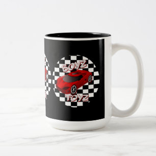 Boys Toys Red Sports Car Mug