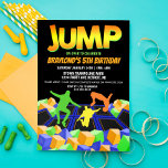 Boys Trampoline Park Party Invitation<br><div class="desc">This Boys Trampoline Park Party Invitation is an awesome way to invite guests to a jumpin celebration!</div>