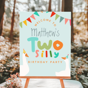 Boys Two Silly Goose 2e Affiche de bienvenue d'ann