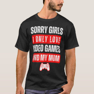 Boys Valentines Day for Kids Video Games Gamer Ta T-Shirt