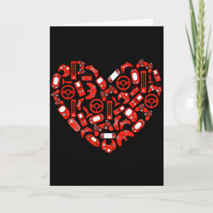 Boys Valentines Day Gaming Video Gamer Controller  Card