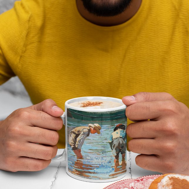 Boys Wading (1873) by Winslow Homer Coffee Mug (Boys Wading (1873) by Winslow Homer Mug)