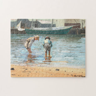Boys Wading   Winslow Homer Jigsaw Puzzle